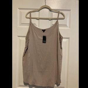 Torrid - Essential Stretch Woven Taupe Cami 3X
